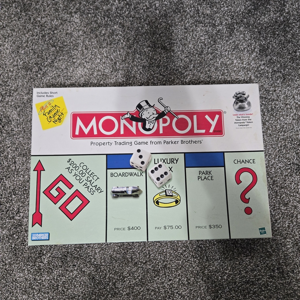 Monopoly Board Game 1999 Edition Winning Token Campaign